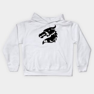 Mythical Creatures In A Dragon Head Kids Hoodie